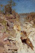 Arthur streeton Fire On oil painting on canvas